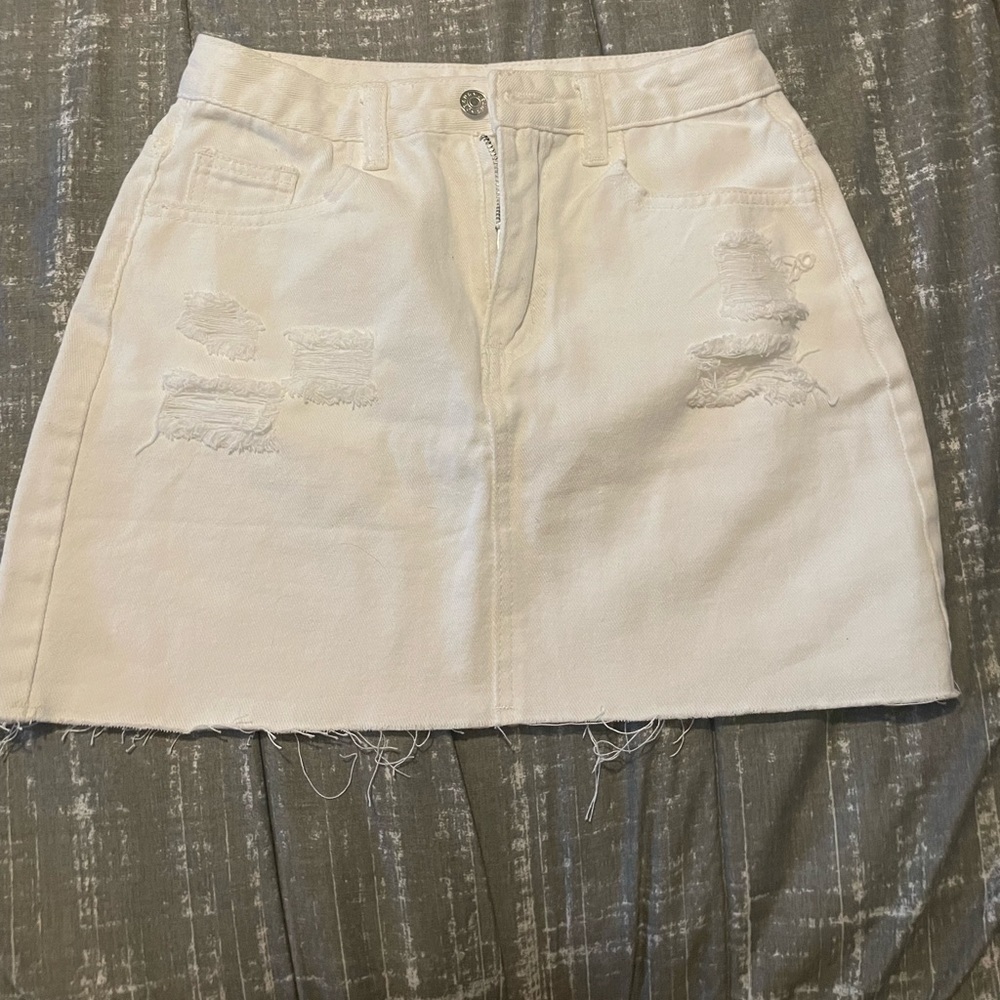 White skirt